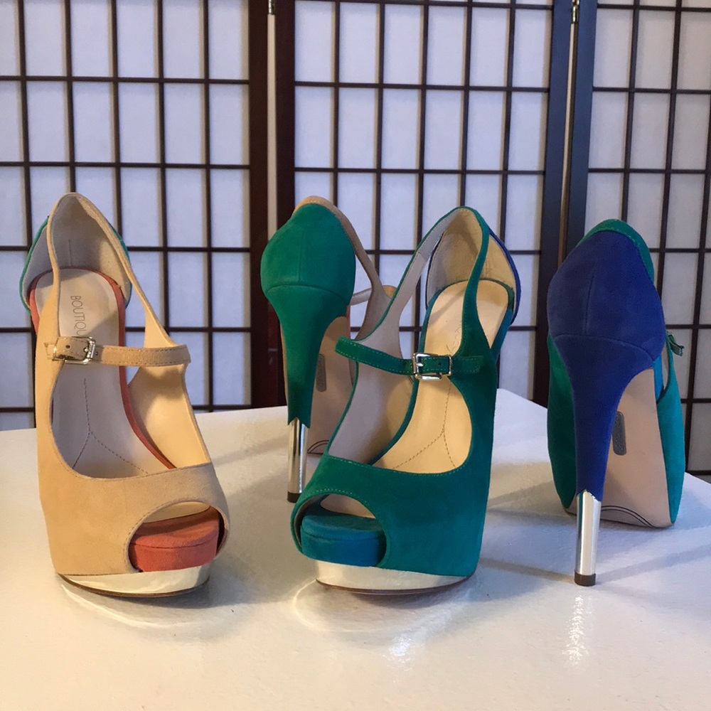 Boutique 9 Nickeya Peep Toe Pumps